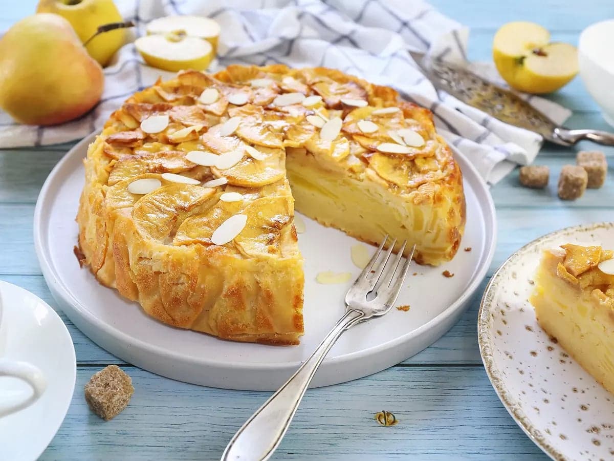 Bánh táo lát mỏng kiểu Pháp