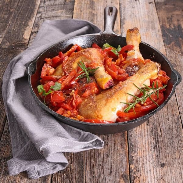 Gà om kiểu xứ Basque