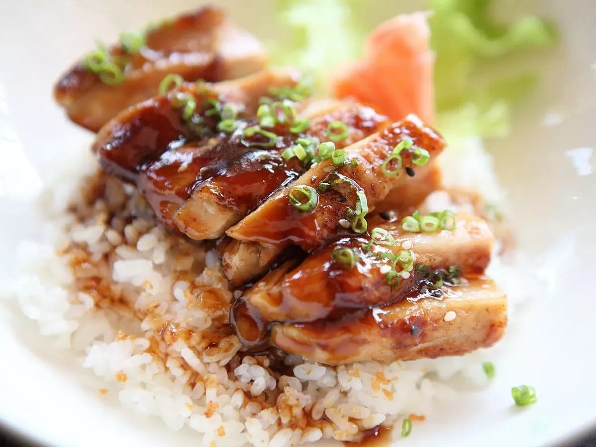 Gà sốt teriyaki kiểu Nhật
